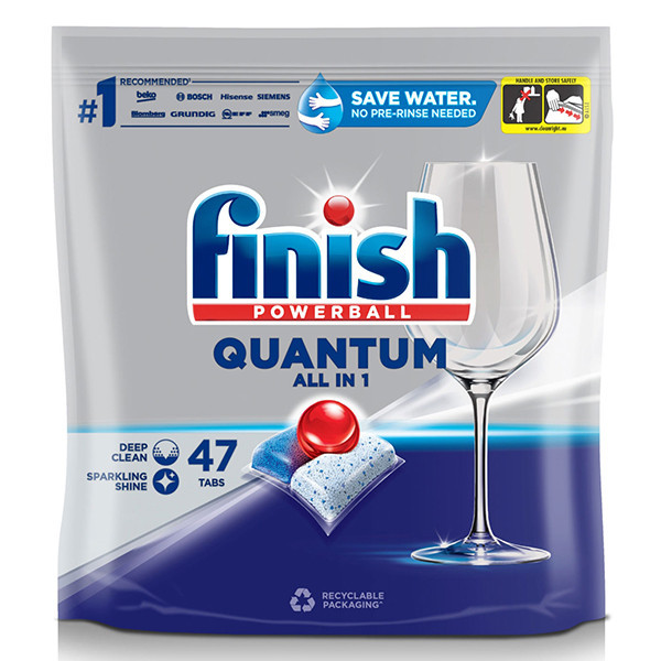 Finish Diskmaskinstabletter | Finish Quantum All-in-1 Original | 47st SFI01089 SFI01089 - 1