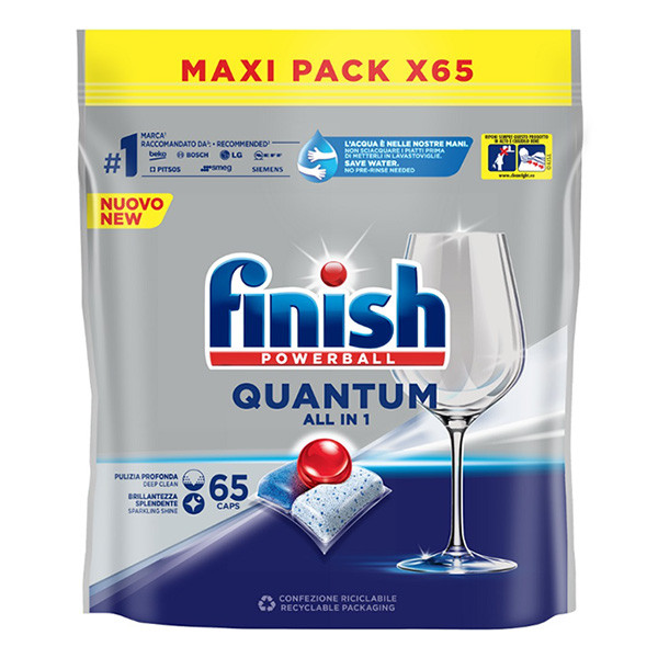 Finish Diskmaskinstabletter | Finish Quantum All-in-1 Regular | 65st  SFI01036 - 1