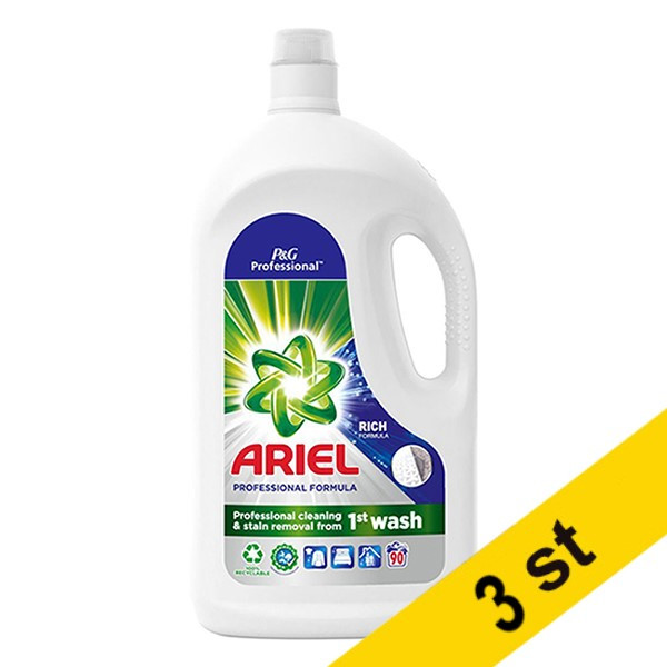 Flytande tvättmedel | Ariel Professional White | 4,05L | 3st  SAR05183 - 1