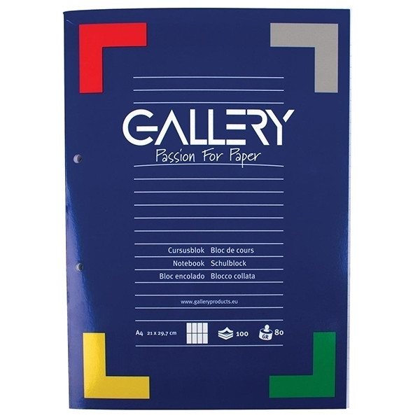 Gallery Kursblock A4 rutat | 100 ark | Gallery 01538 400047 - 1