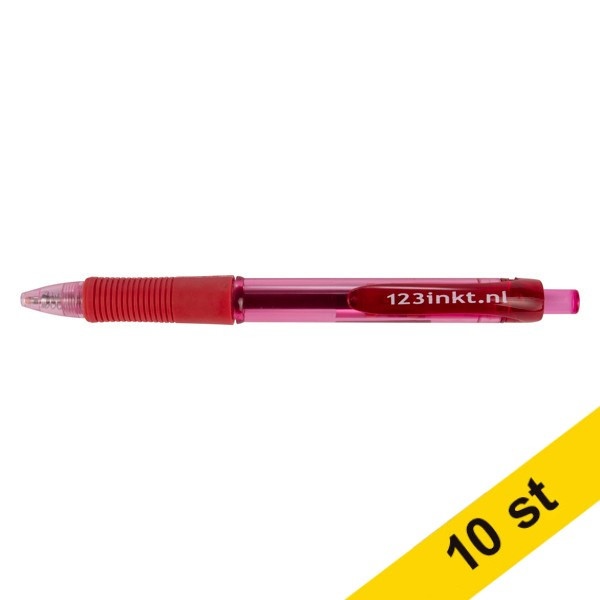 Gelpenna 0.5mm | 123ink | röd | 10st⭐  301168 - 1