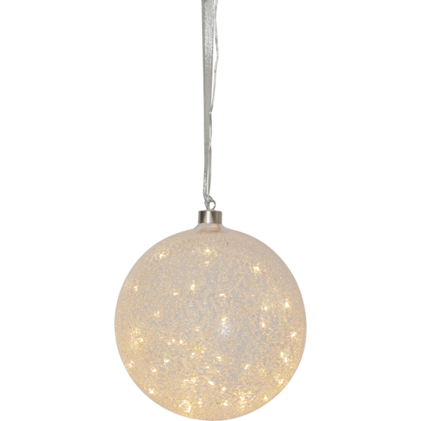 Glaskula Glow Snow Ø200mm [Star Trading] 457-97 501522 - 1