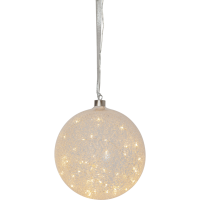 Glaskula Glow Snow Ø200mm [Star Trading] 457-97 501522