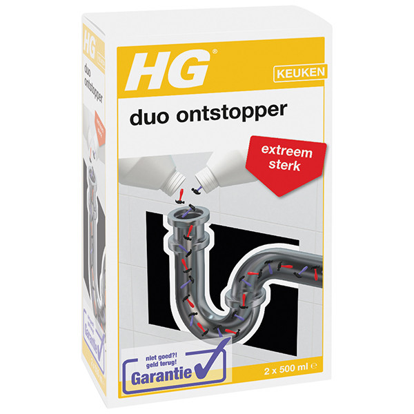 HG Köksavloppsrensare duo | HG | 2 x 500ml  SHG00048 - 1