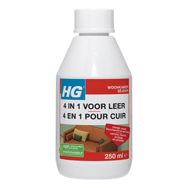 HG Rengöringsmedel 4-i-1 läder | HG | 250ml  SHG00096 - 1