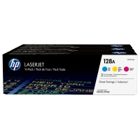 HP 128A (CF371AM) C/M/Y toner 3-pack (original) CF371AM 054760