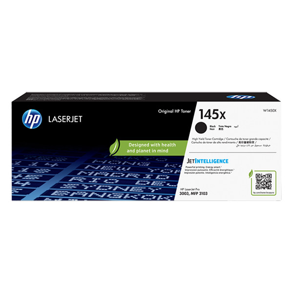 HP 145X (W1450X) svart toner hög kapacitet (original) W1450X 133088 - 1