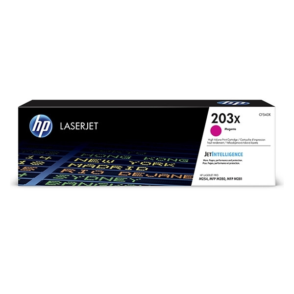 HP 203X (CF543X) magenta toner hög kapacitet (original) CF543X 055222 - 1