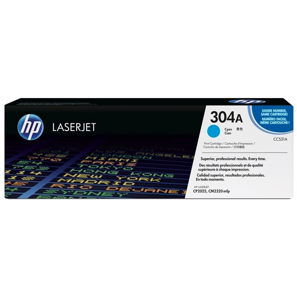 HP 304A (CC531A) cyan toner (original) CC531A 039824 - 1