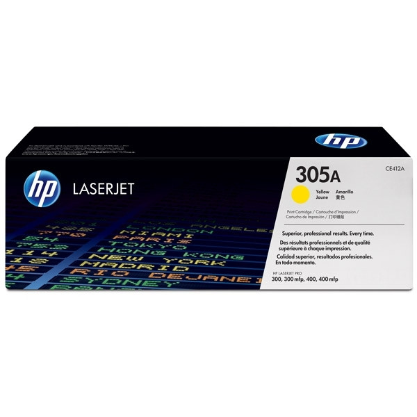 HP 305A (CE412A) gul toner (original) CE412A 054062 - 1