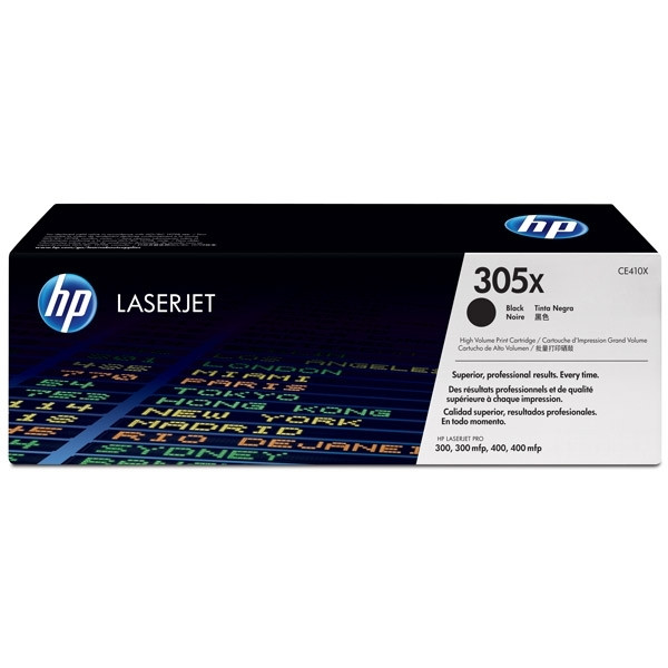 HP 305X (CE410X) svart toner hög kapacitet (original) CE410X 054058 - 1