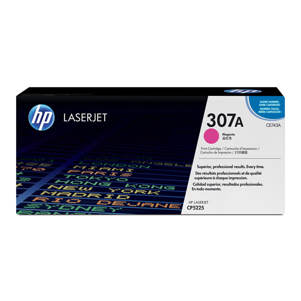 HP 307A (CE743A) magenta toner (original) CE743A 039908 - 1