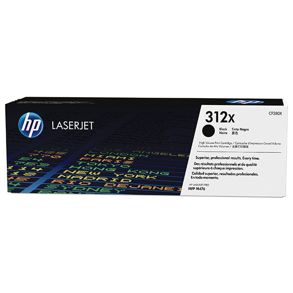 HP 312X (CF380XD) svart toner 2-pack (original) CF380XD 054237 - 1