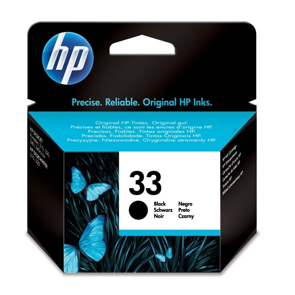 HP 33 (51633ME) svart bläckpatron (original) 51633ME 030040 - 1