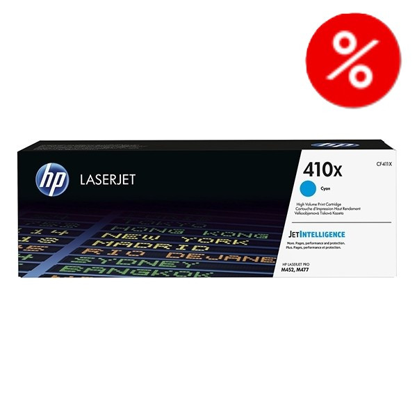 HP 410X (CF411X) cyan toner hög kapacitet (original) $$  238551 - 1