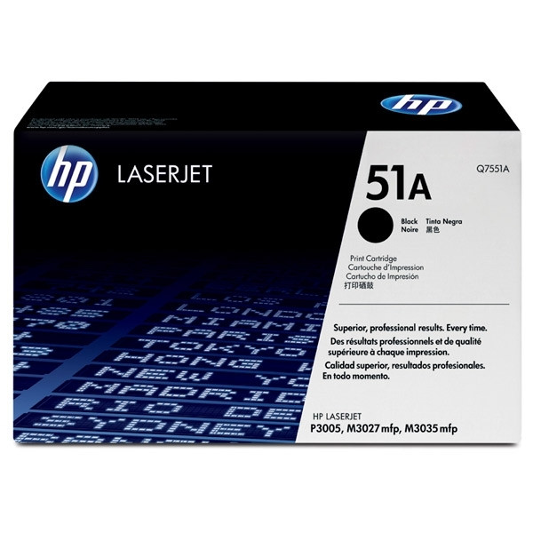 HP 51A (Q7551A) svart toner (original) Q7551A 039720 - 1