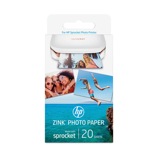 HP 5x7,6cm HP W4Z13A ZINK fotopapper | Självhäftande | 20 ark W4Z13A 151131 - 1