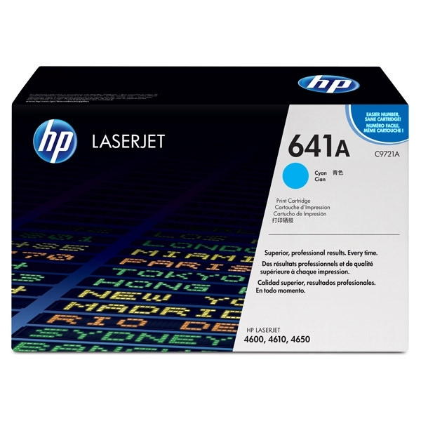 HP 641A (C9721A/EP-85C) cyan toner (original) C9721A 039130 - 1