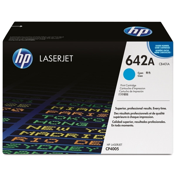 HP 642A (CB401A) cyan toner (original) CB401A 039705 - 1