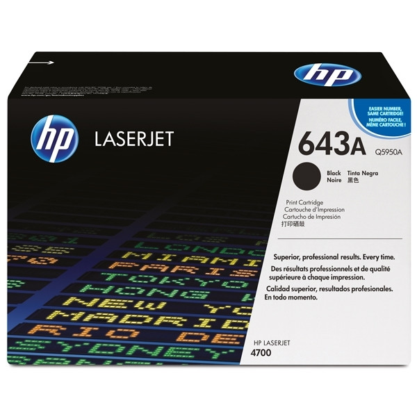 HP 643A (Q5950A) svart toner (original) Q5950A 039615 - 1