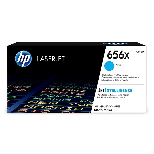 HP 656X (CF461X) cyan toner hög kapacitet (original) CF461X 055168 - 1