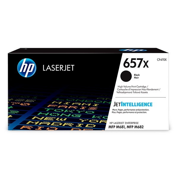 HP 657X (CF470X) svart toner hög kapacitet (original) CF470X 055174 - 1