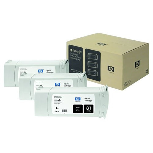 HP 81 (C5066A) svart bläckpatron multipack (original HP) C5066A 031445 - 1