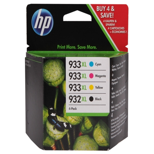 HP 932XL/933XL (C2P42AE) BK/C/M/Y bläckpatron 4-pack (original) C2P42AE 044328 - 1