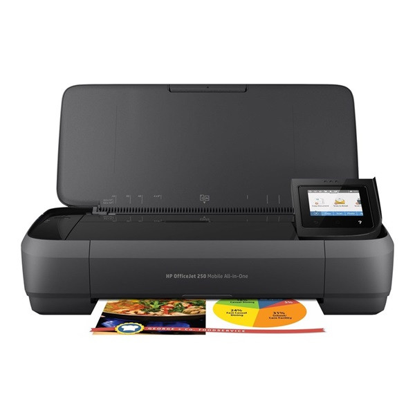 HP OfficeJet 250 mobil Allt-i-ett A4 bläckstråleskrivare med WiFi (3 i 1) [4,5Kg] CZ992ABHC 841193 - 1