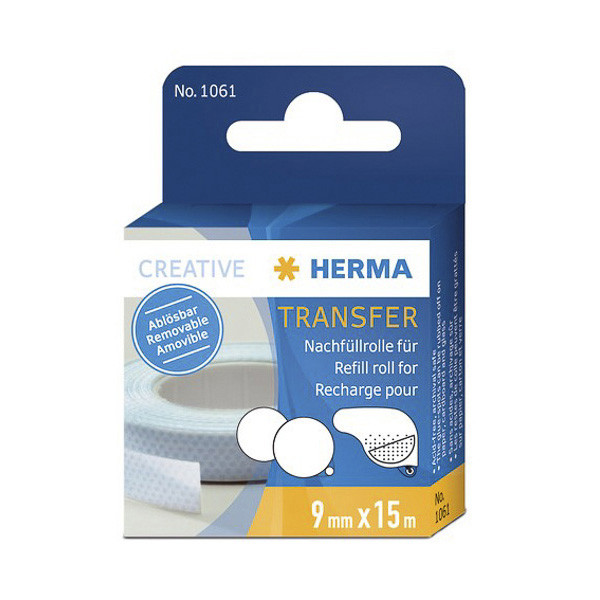 Herma Lim Refill avtagbar | Herma 1061 | 15m x 9mm 1061 360166 - 1