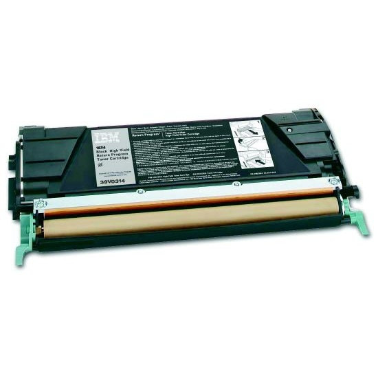 IBM 39V0314 svart toner hög kapacitet (original) 39V0314 081198 - 1