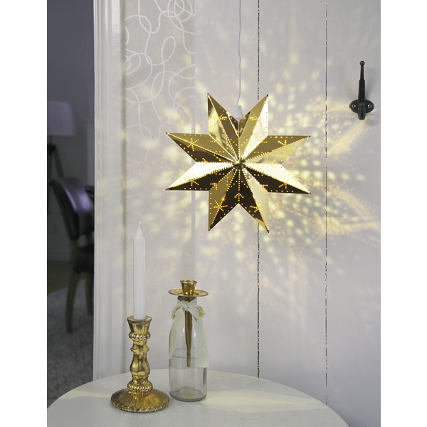 Julstjärna av mässing | 28cm | klassisk [Star Trading] 799-00 361358 - 3