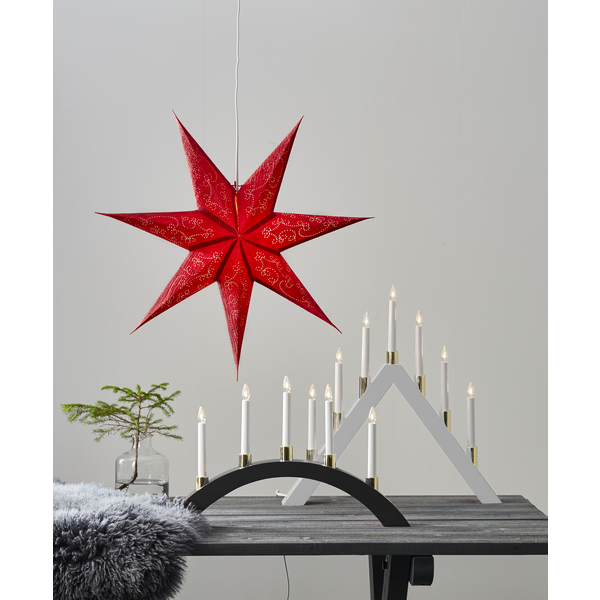 Julstjärna av papper | 63cm | röd [Star Trading] 501-19 361364 - 5