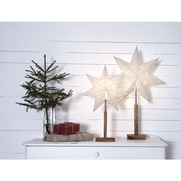 Julstjärna på fot | 55cm | vit 232-01 361360 - 4