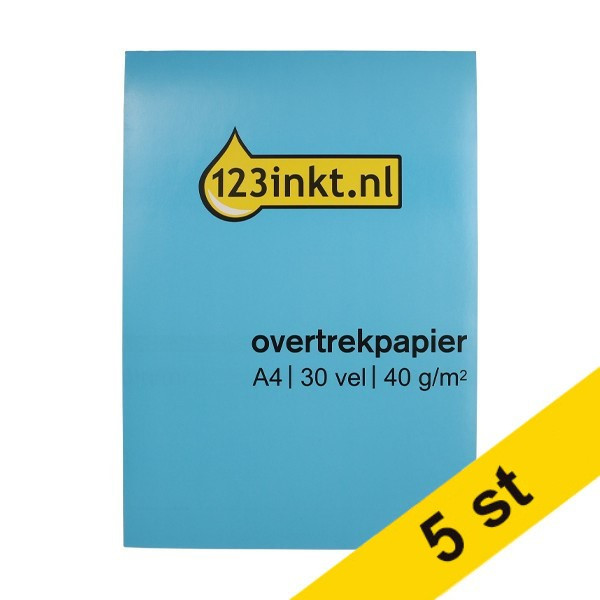 Kalkeringspapper A4 | 123ink 30 ark | 5st  301425 - 1