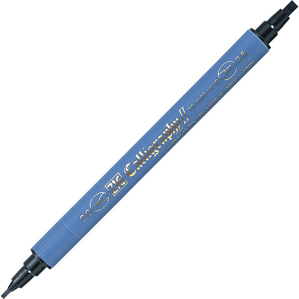 Kalligrafipenna 2.0/3.5mm | ZIG II TC-3100 | svart TC-3100-10 238740 - 1