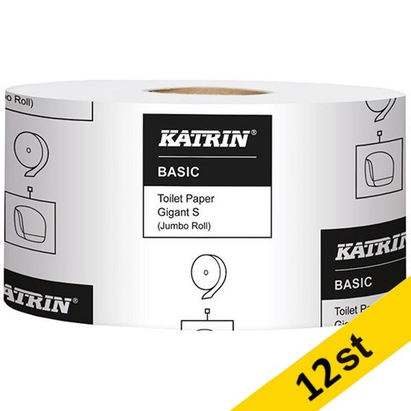 Katrin Toalettpapper Basic Gigant S | 12st rullar  360249 - 1