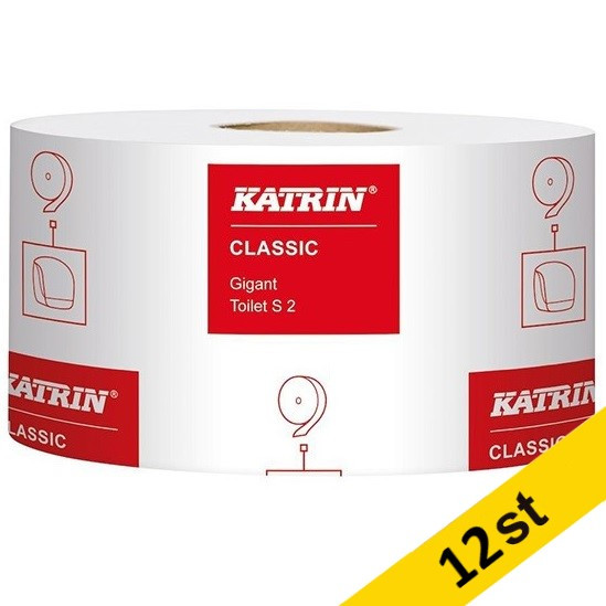 Katrin Toalettpapper Classic Gigant S2 | 200m | 12st rullar  360245 - 1