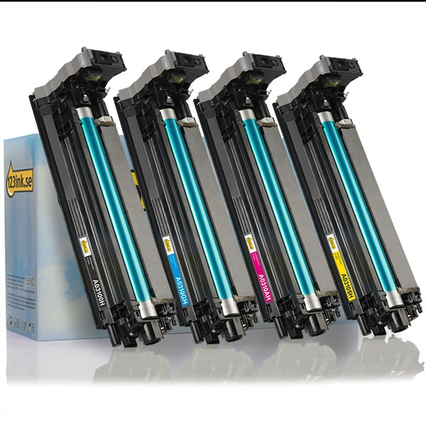 Konica Minolta A03100H/5H/AH/GH 4-pack (varumärket 123ink) A03100HC A03105HC A0310AHC A0310GHC 130125 - 1