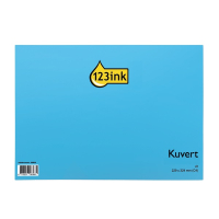 Kuvert C4 vit | sidoöppning | 123ink | självhäftande | 10st 123-303580-10 300942