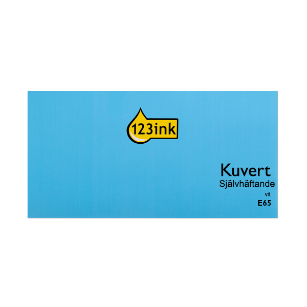 Kuvert EA5/6 vit självhäftande | toppöppning | 123ink 50st 123-201520-50 300908 - 1