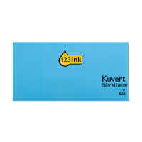 Kuvert EA5/6 vit självhäftande | toppöppning | 123ink 50st 123-201520-50 300908