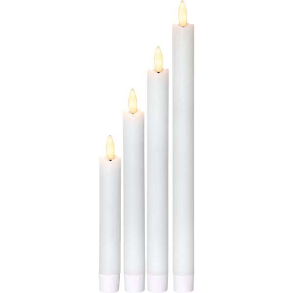 LED Antikljus Flamme | olika höjder | 4st 063-31 500694 - 1