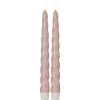 LED Antikljus Flamme Shine | 24,5cm | rosa | 2st 061-83 501536 - 1