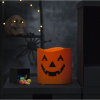 LED Blockljus Halloween | 15cm | Pumpa [Star Trading] 062-77 501576 - 2