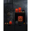 LED Blockljus Halloween | 15cm | Pumpa [Star Trading] 062-77 501576 - 3