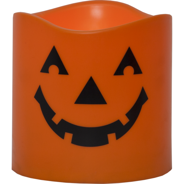 LED Blockljus Halloween | 15cm | Pumpa 062-77 501576 - 1