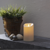 LED Blockljus M-Twinkle | 17.5cm | elfenben  362097 - 2