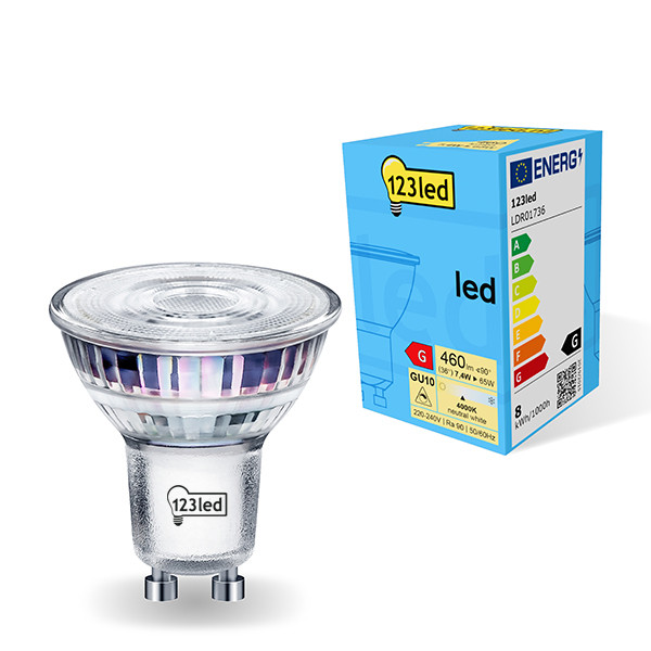 LED Spotlight GU10 | 4000K | 7.4W | dimbar [123ink]  LDR01736 - 1