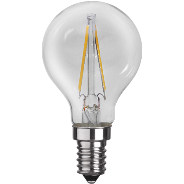 LED lampa E14 | P45 | klar | 2700K | 2W 351-21 361238 - 1